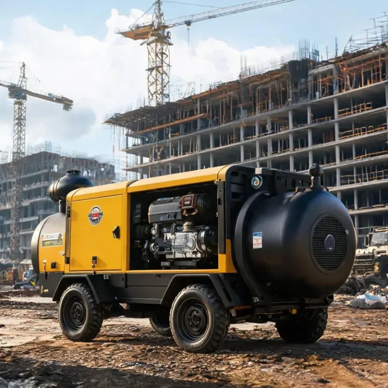 Training Brief: CFM Sizing for Diesel Air Compressors on Large Construction Sites