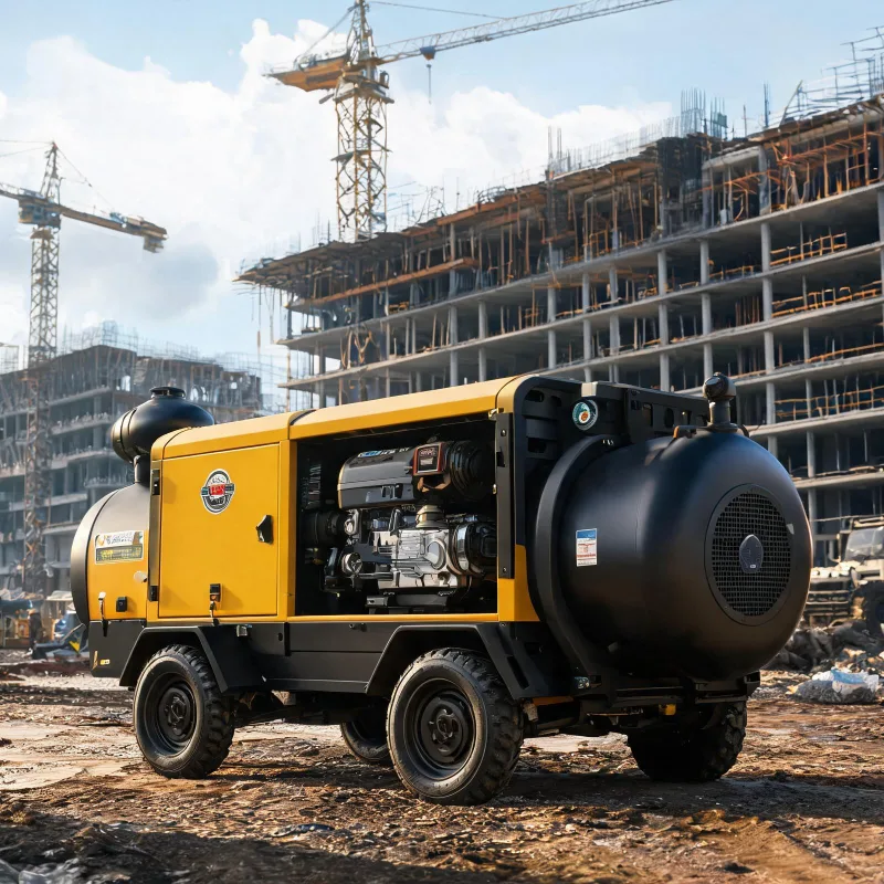 Training Brief: CFM Sizing for Diesel Air Compressors on Large Construction Sites