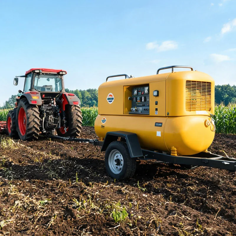 Why Your Trailed Air Compressor Loses Pressure On The Farm: Common Myths Debunked